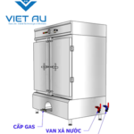 TỦ CƠM 80 KG DÙNG GAS + ĐIỆN